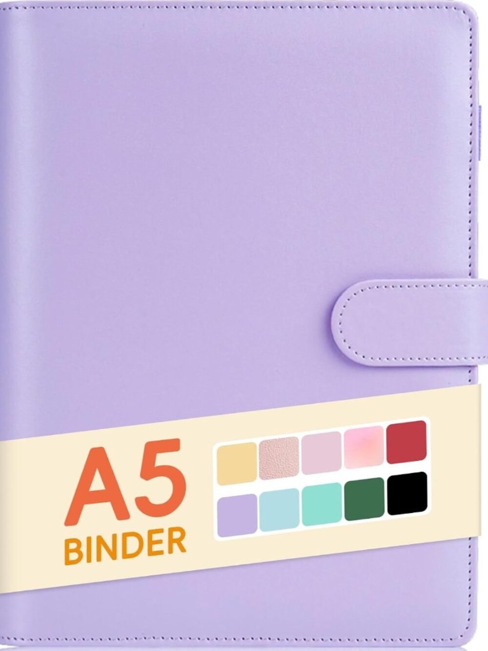 A5 Binder 6 Ring, Refillable Notebook Planner Cover, mini Binder